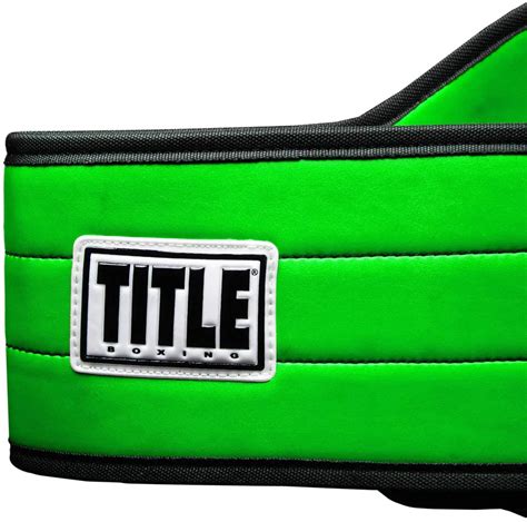 Title Boxing Green Championship Belt