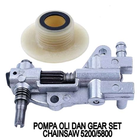 Jual Pompa Oli Chainsaw Dan Gear Pompa 5200 5800 Shopee Indonesia