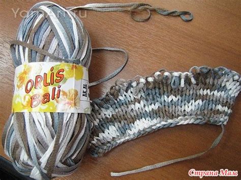 Лентовидная пряжа - Страна Мам