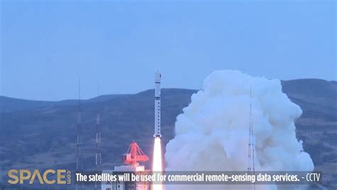 Chinas Long March 2D Rocket Launched First Hongtu 1 Model Satellites