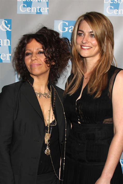 Linda Perry And Girlfriend Clementine Ford Arriving At The Gay And Lesbian Center An Evening