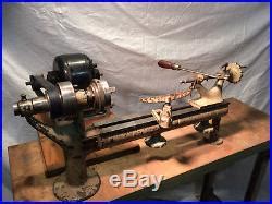 Vintage Goodell Pratt Toolsmith Lathe For Shop Or Antique Restoration