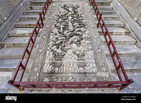 Zunhua City China August 27 2023 Rock Carvings From The Cixi
