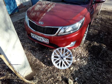 Диски от Rio 4 на Rio 3 — KIA Rio (3G), 1,6 л, 2013 года | колёсные ...