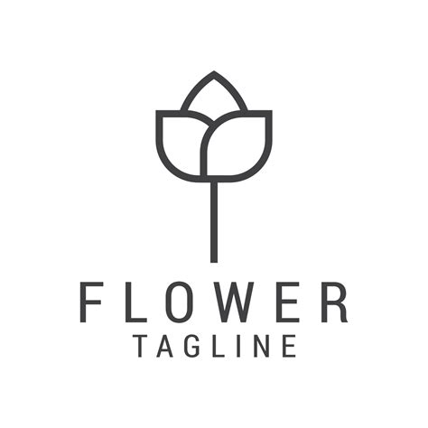 Flower Logo Icon Design Template Luxury Vector 12673578 Vector Art