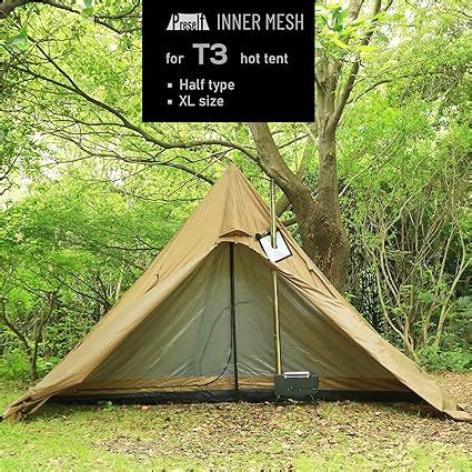 Preself T3 XL Half Inner Mesh For Tipi Hot Tent With Oxford Bottom