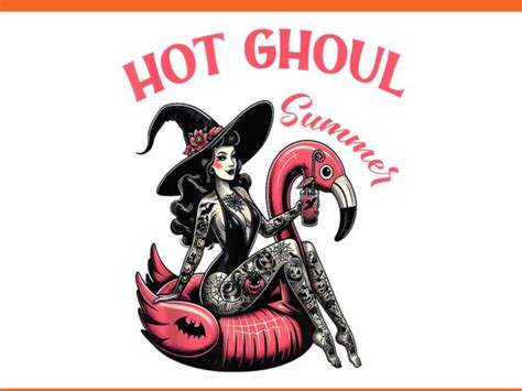 Halloween Hot Ghoul Summer Summerween PNG Buy T Shirt Designs