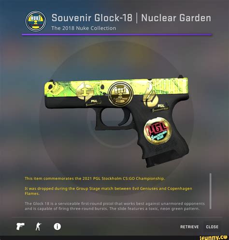 Nuke Souvenir Glock 18 I Nuclear Garden The 2018 Nuke Collection This