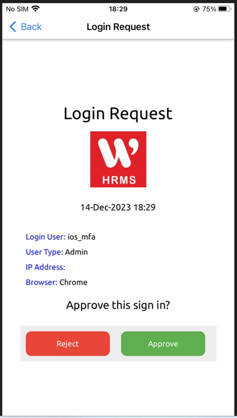 login  mfa enabled