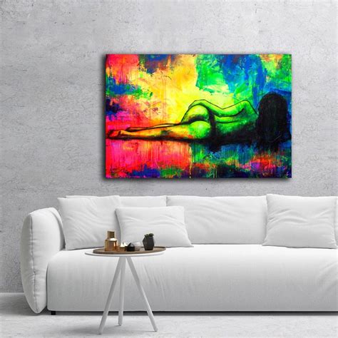 Female Body Wall Art Painting On Canvas Nude Wall Art Painting Original Art Painting Home Decor