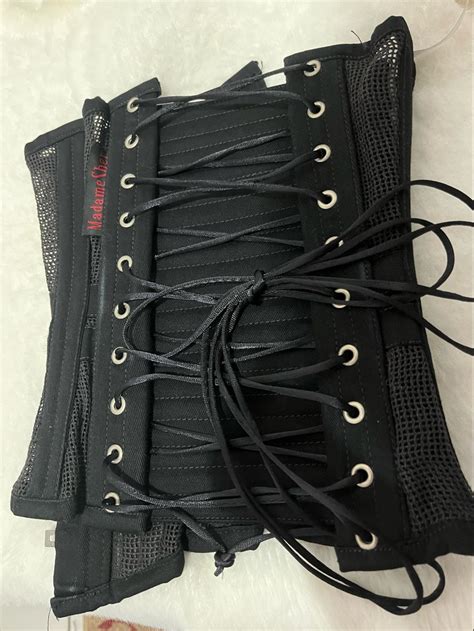 Corset Preto Madame Sher Lingerie Feminina Madame Sher Usado Enjoei