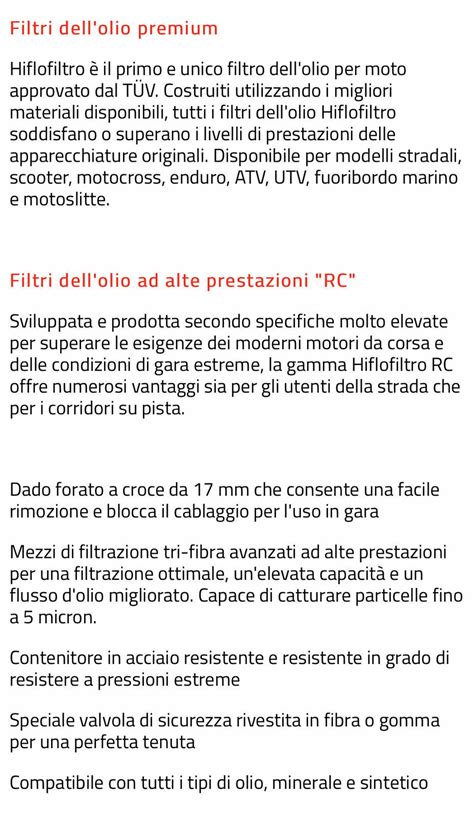 Oil Filter Motorcycle Hiflo HF138 For Aprilia RSV 1000 Rsv4 R Factroy ...