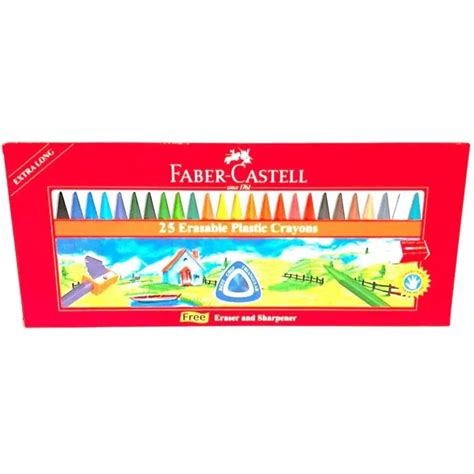 Faber Castell 25 Long Crayons Star Light Kuwait