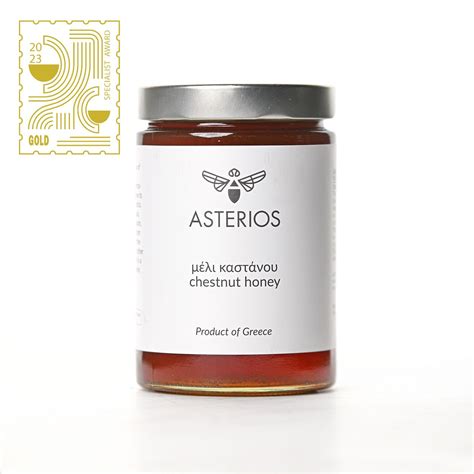 Chestnut Honey 750gr Asterios Bio