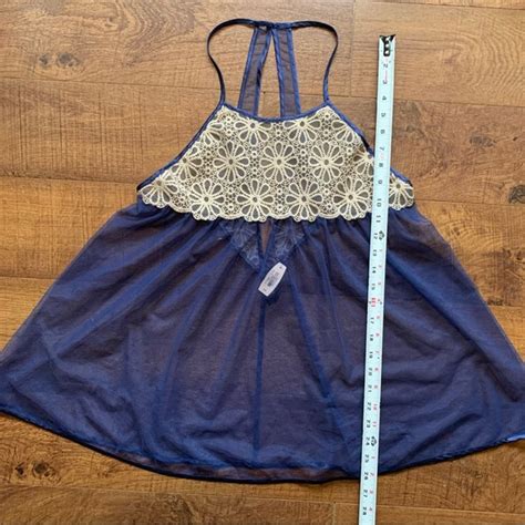 Victoria S Secret Intimates Sleepwear Nwt Victorias Secret Lingerie Mesh Lace Babydoll