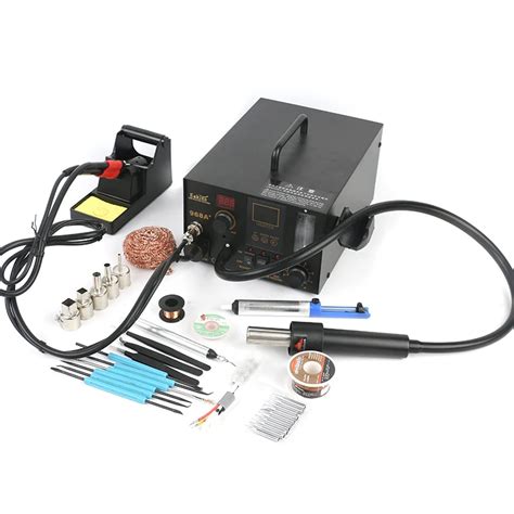 A Multi Function Hot Air Soldering Station Desoldering Repair Station For Smd Bga Rework