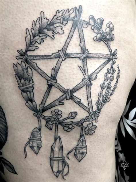 Wiccan Pentagram Tattoo