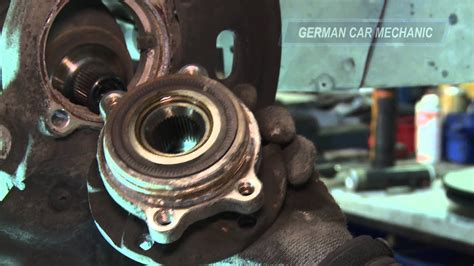 Audi A8. Замена подшипника и ступицы на Ауди А8. Replacement of the ...