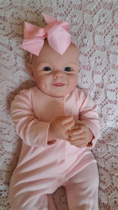 Pinky Reborn Baby Dolls Girl Inch Soft Weighted Body Realistic