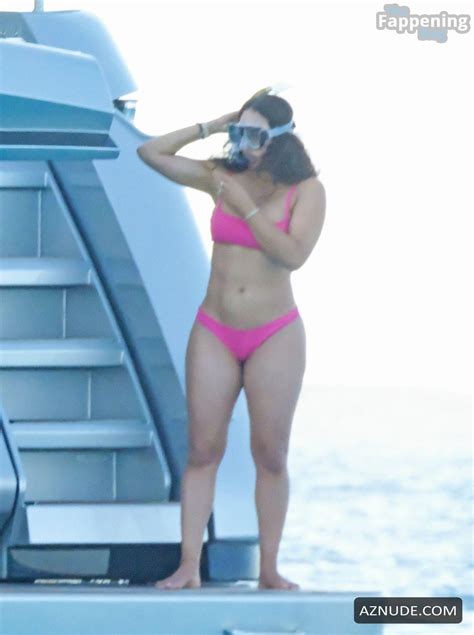 Jessica Ledon Sexy See With David Guetta Showing Off Her Hot Bikini Body At Ibiza Beach Aznude