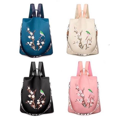 Jual TAS Ransel Ringan Bordir/Tas Travel (4957) | Shopee Indonesia