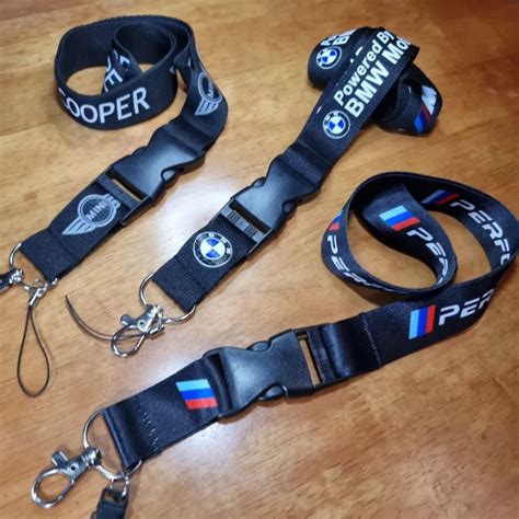 Lanyard Bmw Motorsport Performance Mini Cooper Tali Leher 挂绳颈带 Motorsport Motorcycle Automotive