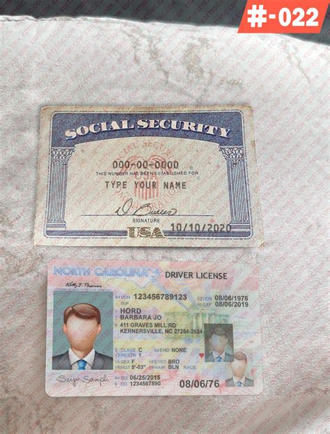 Drivers License and SSN Card PSD - DOCUMENT PSD