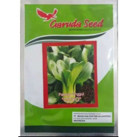 Jual Bibit Sawi Pakchoy Coyo Gram Produk Garuda Seed Shopee Indonesia