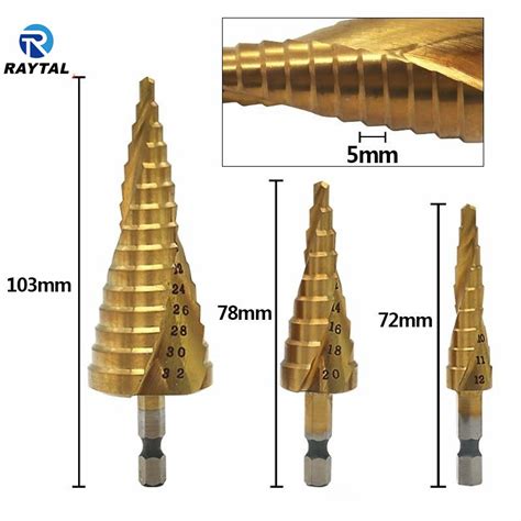 Juego De Puntas De Broca Escalonada De Acero De Alta Velocidad