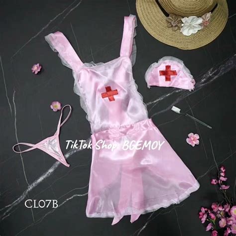 Bgemoy Kode Az Lingerie Cosplay Suster Premium Free Bando Free G String Bahan Satin Tebal