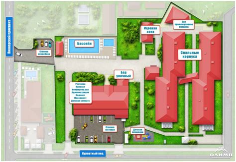 Карта отеля олимп анапа - 85 фото