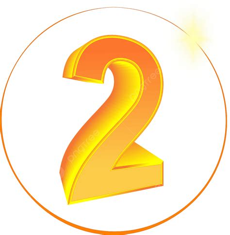 number  transparent png  number    golden gradient  circular ring  number