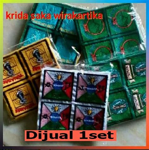 1set Badge Krida Saka Wirakartika Bet Tanda Krida Saka Wirakartika