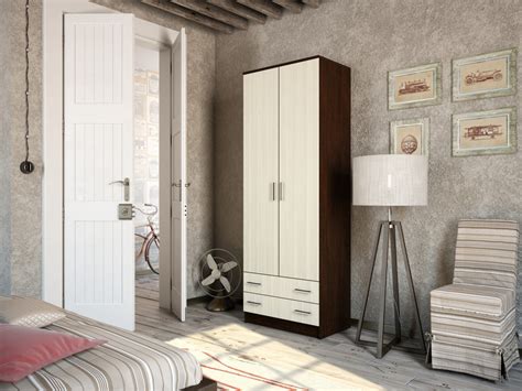 «Шкаф 2-створчатый платяной Дуэт Венге/Лоредо» купить в интернет ...