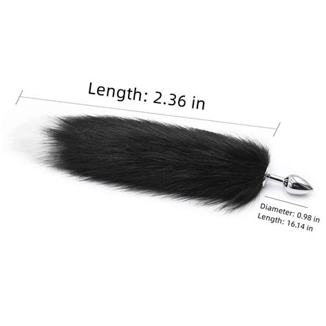 Intimate Fox Cosplay Mask Female Sex Toy Metal Butt Plug Pussy Hal