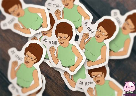 Peggy Hill Ho Yeah Vinyl Decal Stickers Laptop Texas Decal Etsy