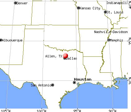 Allen, Texas (TX) profile: population, maps, real estate, averages ...