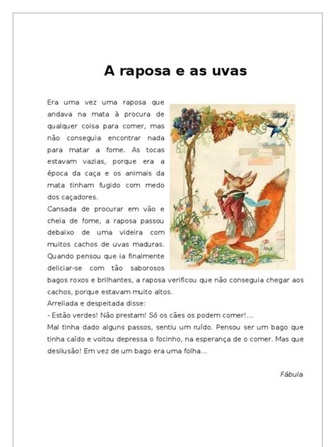 Interpretação_a raposa e as uvas | Raposa | Caça