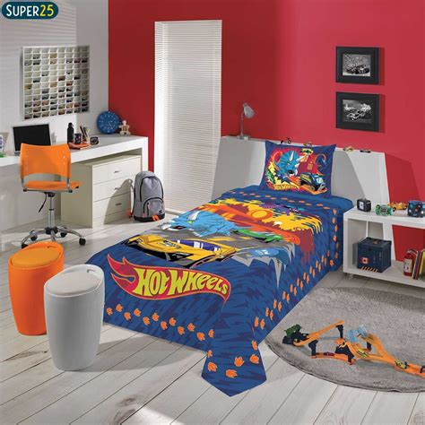 Jogo De Cama Infantil Hot Wheels 2 Peças Lepper você encontra na