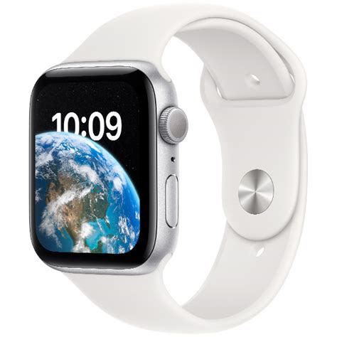 Смарт-часы Apple Watch SE GPS 2nd Gen 44mm Silver Aluminium Case with ...