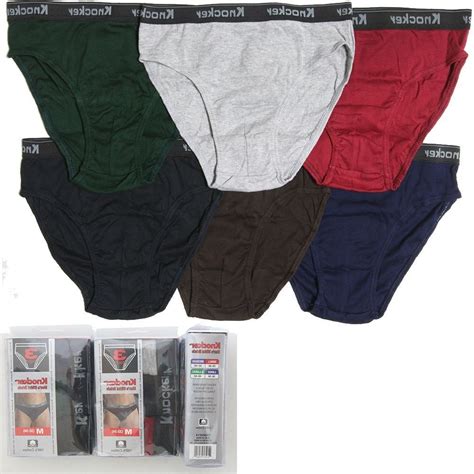Pack Knocker Cotton Men Bikini Brief T Band Low Rise Underwear Boxer S XL EBay