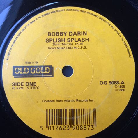 Bobby Darin Splish Splash Queen Of The Hop Vinyl Discogs