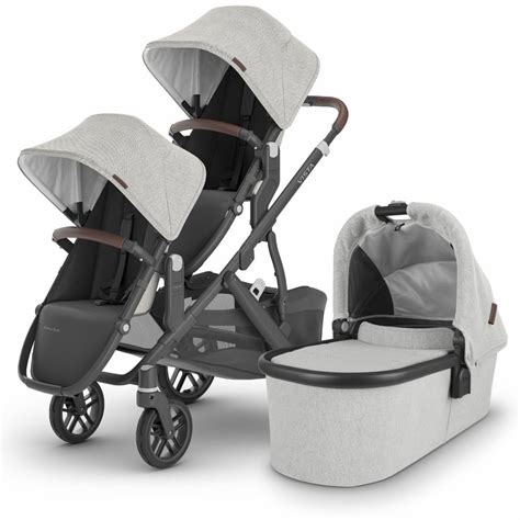 UPPAbaby VISTA V2 Double Stroller Bundle with Rumble Seat V2+ - Anthony