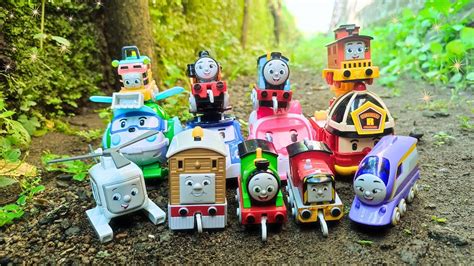 Mencari Thomas And Friends Dan Robocar Poli Menemukan Harta Karun