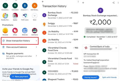 how to delete google pay transaction history india