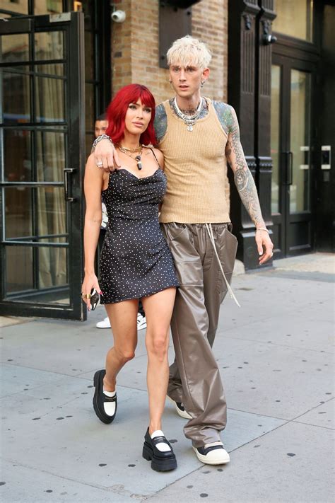megan fox  machine gun kelly  york city  celebmafia