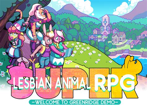 Super Lesbian Animal RPG entra em versão alpha Rainbow Road