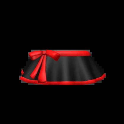 Falda De Bikini De Mu Eca Chibi Negro Rojo Roblox