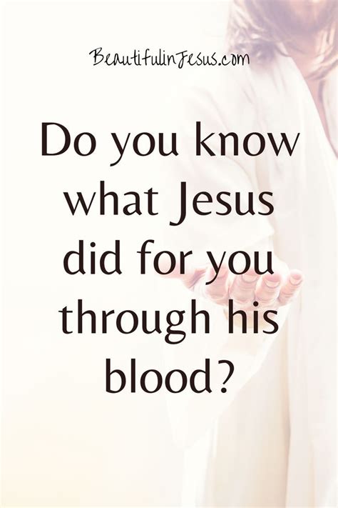 The Blood Of Jesus Artofit