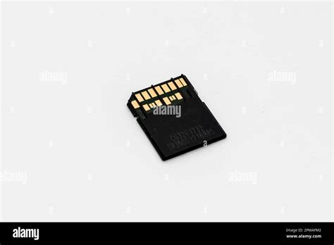Contacts of a SDXC UHS-II memory card Stock Photo - Alamy